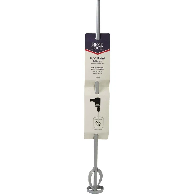 Best Look 5 Gal. 19 In. x 1-3/4 In. Steel Spiral Mixer 798167 Best Look 798167 5