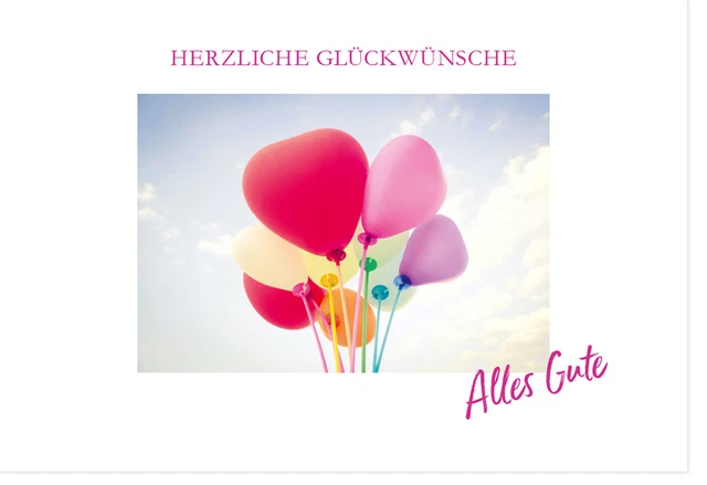 Glückwunschkarte Geburtstag Herzliche Glückwünsche Alles Gute Gutsch