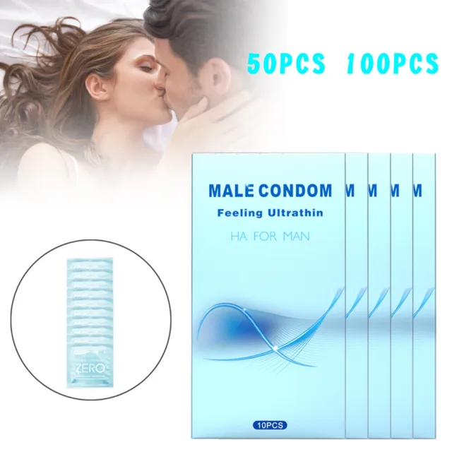 Ultradünne Kondome Sex-Kondome Kondom für Männer Versiegeltes Paket