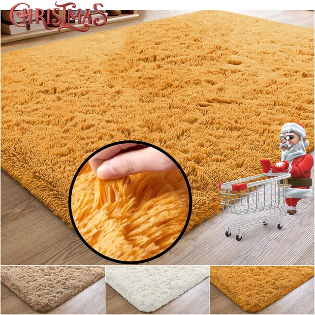 Living Room Thick Large Shaggy Rug Bedroom Non Slip On Hallway Carpet Runner Rug