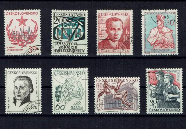 CSSR Republik 1963  aus Mi.Nr.1383 - 1393 Auswahl  - gestempelt - ansehen bitte!