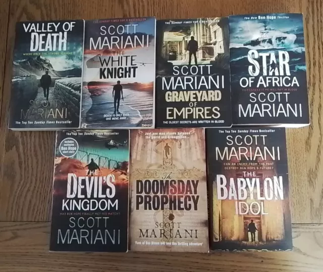 Scott Mariani - Ben Hope Thriller Book Bundle x 7.