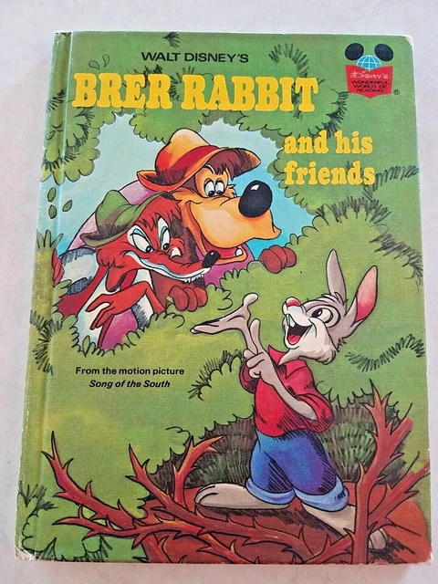 Vintage 1973 Walt Disney Brer Rabbit and His Friends Book Club edition