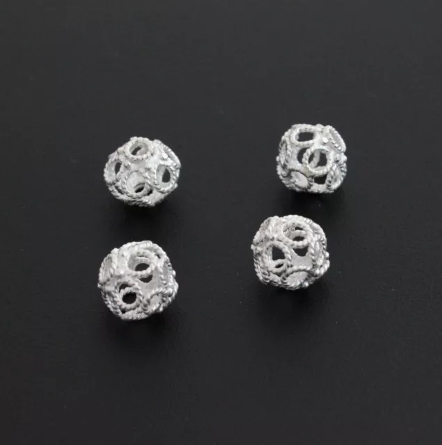 925 Silber Zwischenteile Ketten Armband Spacer Perlen Beads Schmuck Herstellung