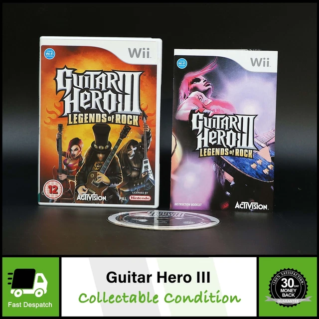 Guitar Hero III | Legends of Rock | Nintendo Wii Game | Collectable Condition!