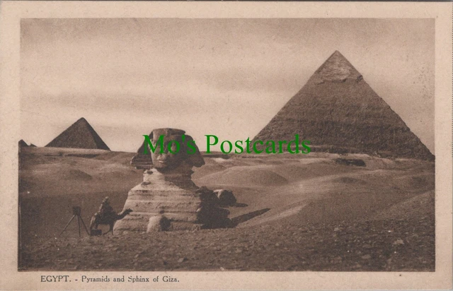 EGYPT POSTCARD - Pyramids and Sphinx of Giza RS34260 $5.97 - PicClick AU