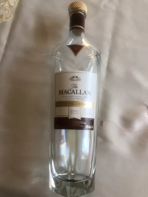 The Macallan Rare Cask Single Malt Scotch Whisky Empty Bottle & Cork