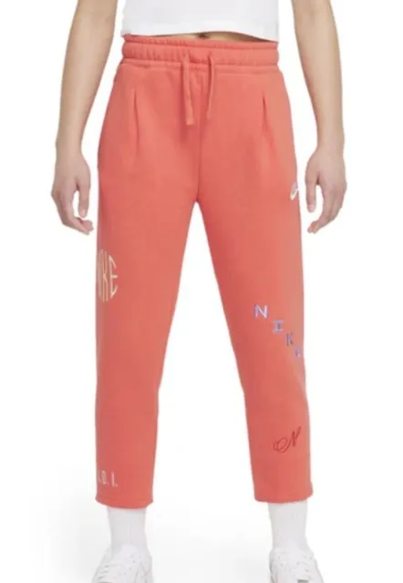 Size M Nike Sportswear Kids' Crop Sweatpants In Magic Embroidery DD7132-814 $55