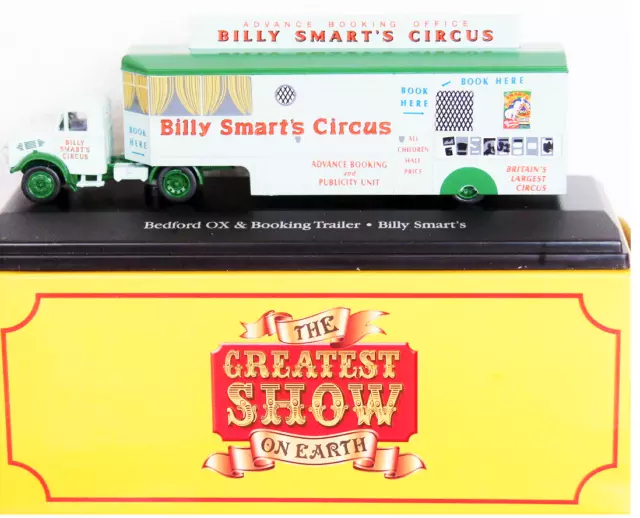 Lkw Zirkus Bedford Ox & Booking Trailer 1:76 Atlas Circus (N.103)