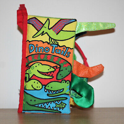 Dino Tails de Anne Wilkinson - Little Jellycat - Libro sensorial para bebés - Dinosaurios