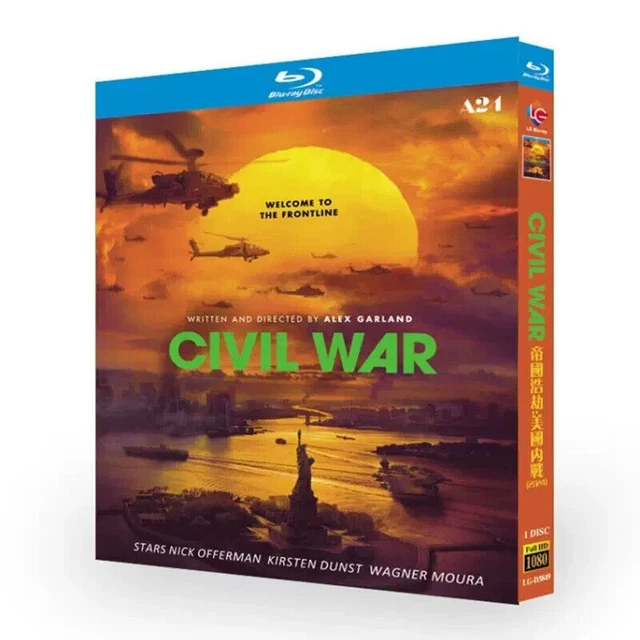 CIVIL WAR (2024) Bluray US Movie 1 Disc New Boxed English Subtitle All
