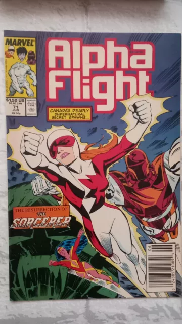 Marvel Copper Age Comic. Alpha Flight #71 June 1989