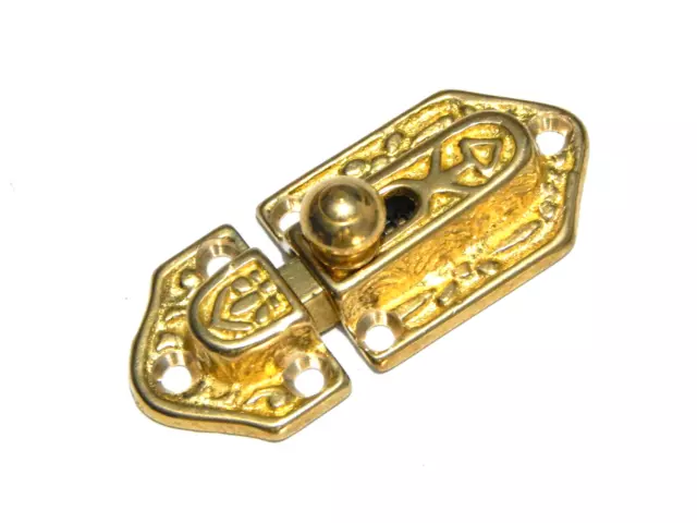 Victorian Cabinet Latch Cast Brass Farm House Vintage look