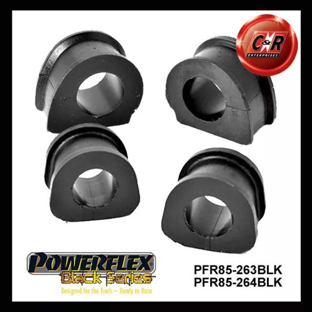 Powerflex Black Rr ARB In & Out Bushes 18.5mm Fits VW Golf MK2 4WD, Rallye 85-92