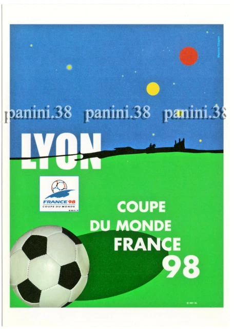 Carte Postale Originale Coupe Du Monde France 98 – Marseille – Collection Football