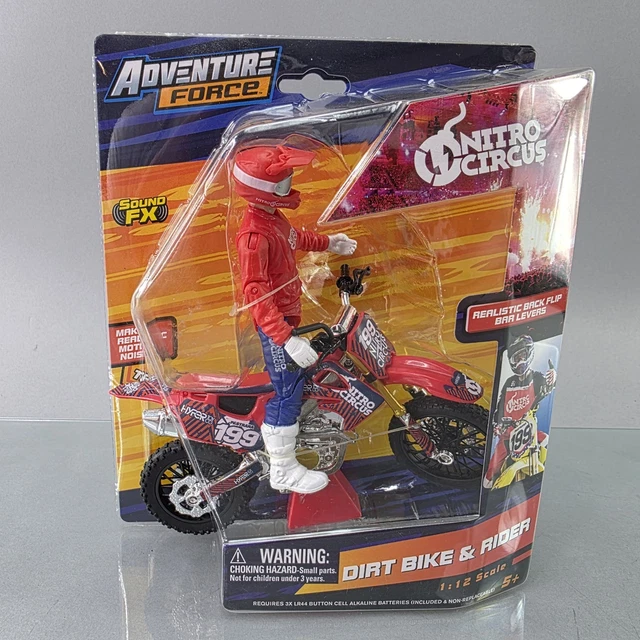 ADVENTURE FORCE NITRO Circus Dirt Bike Rider Travis Pastrana