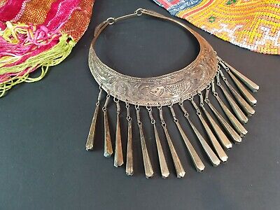 Old Tibetan Local Silver Choker Necklace …beautiful collection and accent piece 3