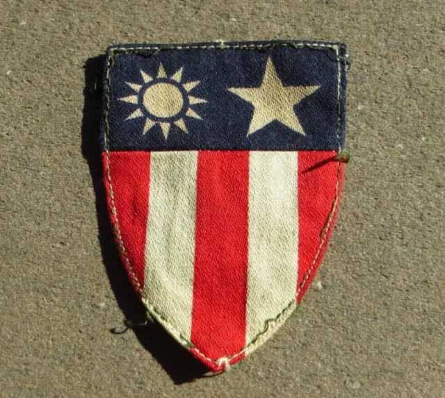 Ww2 Us Army Military China India Burma Cbi Shoulder Patch Printed Theater Made