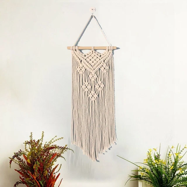 Parti Arazzo Accessori Ricambio Corda Macramè Appeso a Parete 25*73CM
