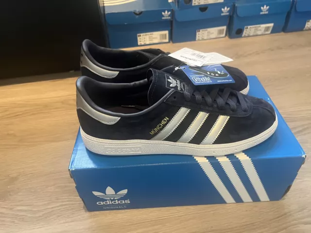 Adidas munchen navy silver hotsell