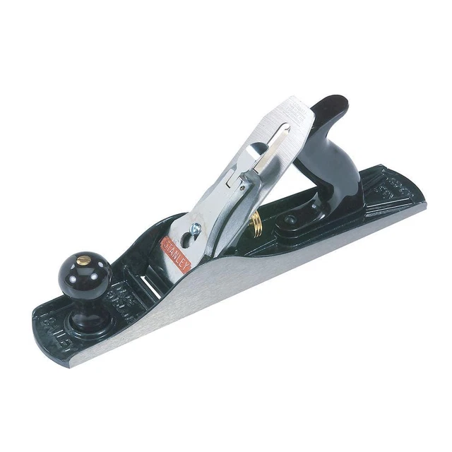 Stanley Bench Plane 14 in 12-905 Bailey Cast Iron Double Iron Cutter Hand Tool