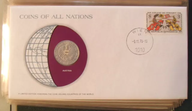 Coins of All Nations Austria 10 schillings 1978 UNC