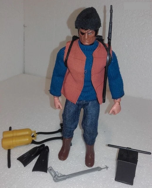 Big Jim AM61 : Commando Jeff – Mattel 1971 – Rare – Occasion (fusil Douteux)