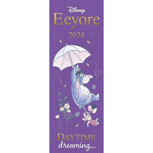 2024 slim calendar disney eeyore wall hanging calendar official product