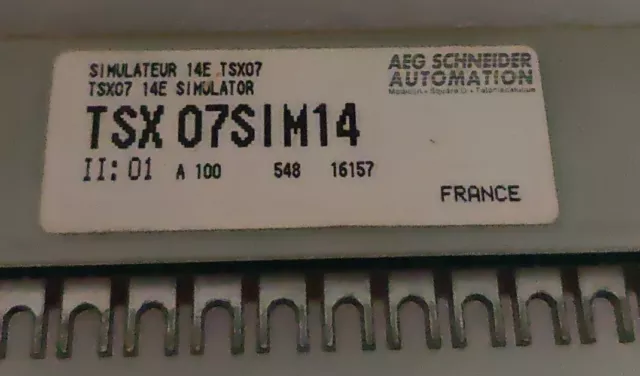 TELEMECANIQUE TSX07 SIM14 Entree Plc Simulation Switches