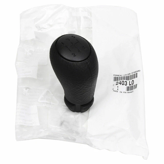 Pommeau De Levier 5 Vitesses Chromé Partsline 2403.AP - Pour Peugeot 106 II, 206, 306, 406, 605