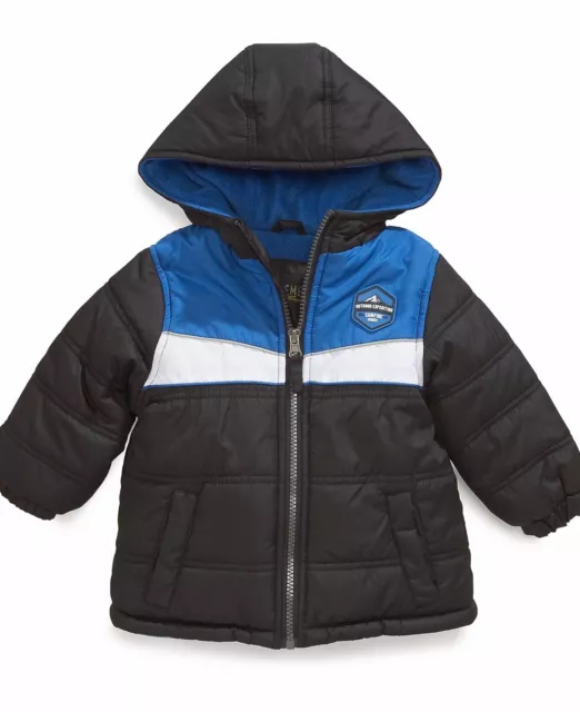 Boys' Ixtreme Hooded Puffer Coat ~ Size 12 Months ~ New With Tags