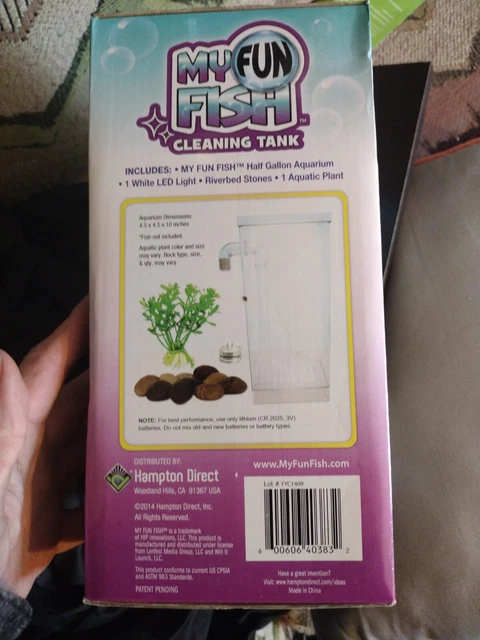 My Fun Fish Self Cleaning Small Aquarium As Seen on TV (dirty wtr cup not incl.) 2