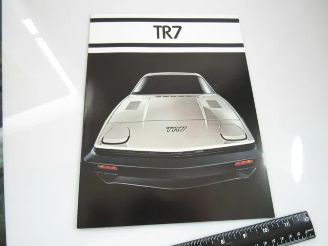 1975 TRIUMPH TR7 Dealer Sales Brochure Advertising Booklet Promo
