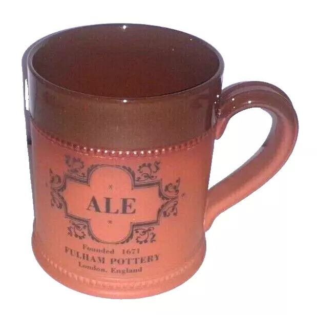 Fulham Pottery London England Founded 1671 Ale Mug 11cm 