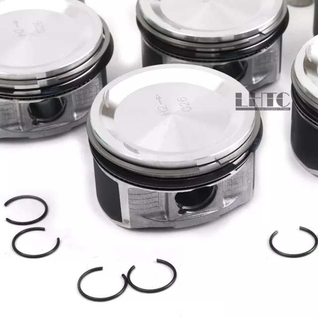 5x Pistons Rings Set STD For Volvo S40 S60 S80 C30 C70 XC90 2.5T T5 L5 B5254T 2