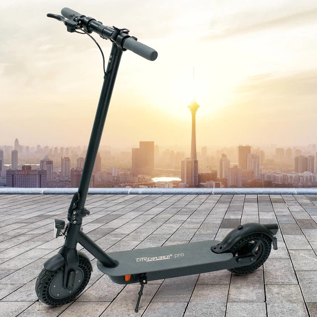 E Scooter 12 Zoll Mit Straßenzulassung CITY EXPLORER® E-SCOOTER 8,5/10 Zoll Elektroroller mit Straßenzulassung