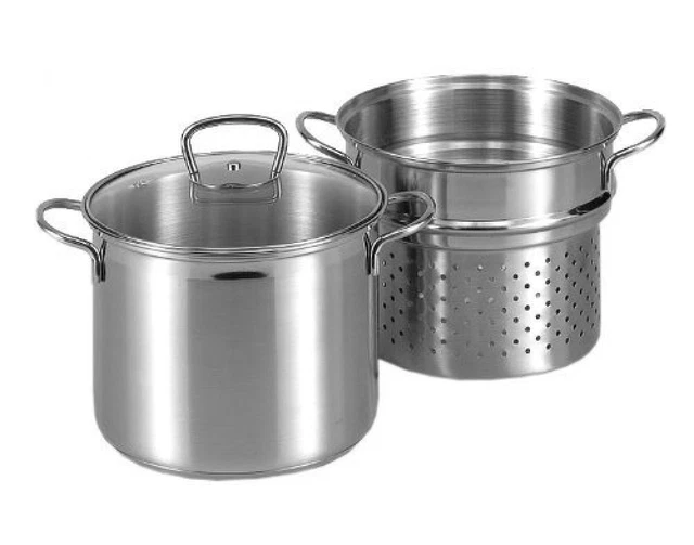 Krüger Spa - Pentola per Spaghetti in Acciaio Inox, 24 cm - NUOVO