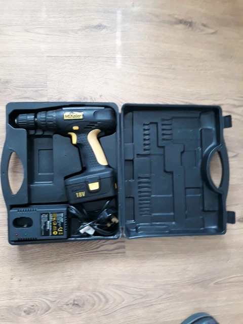 MCKELLAR 18V CORDLESS HAMMER DRILL DRIVER . HARDLY USED 45.00