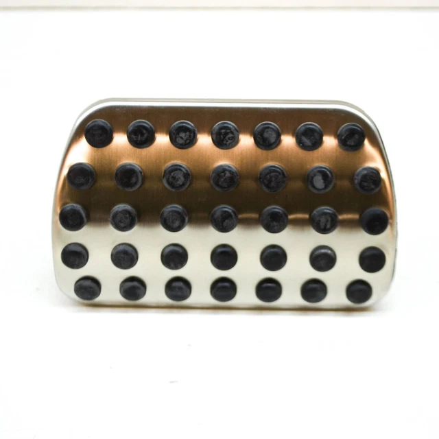 Auto Pedalabdeckung Gummi+Metall - Für MB W203 W204 W210 W211 | Rutschfeste Pedale