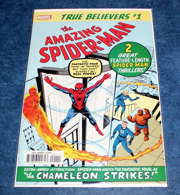 MARVEL TRUE BELIEVERS AMAZING SPIDER-MAN #1 reprint 2019 NM 1st app Chameleon NM