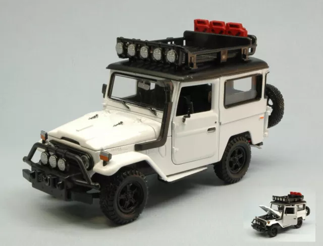 Toyota Fj40 Land Criser 1974 White 1:24