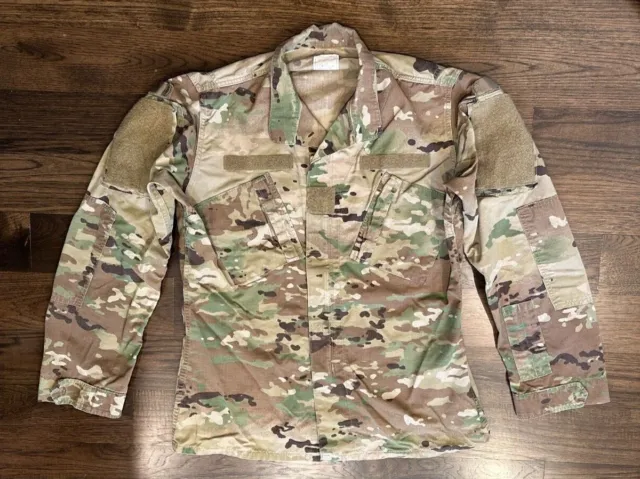 US Army Camo OCP Combat Uniform ACU Multicam Blouse Coat Size Medium/Long