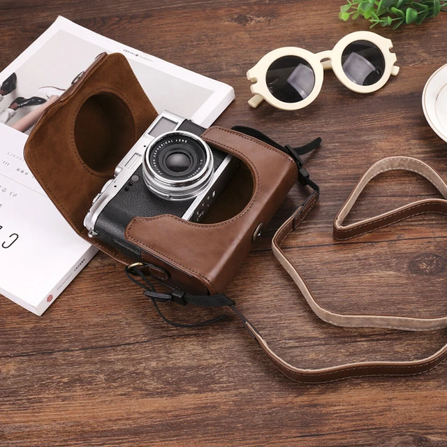 LEATHER CAMERA FULL Case Bag For Fujifilm X10 X20 X30 X100 X100S