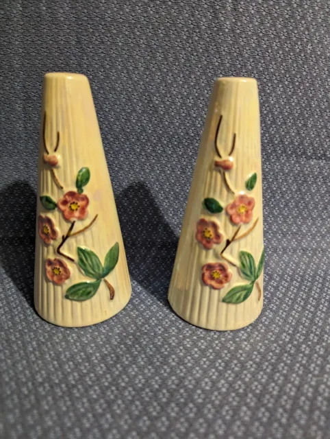 Gorgeous Vintage Maling Pottery  "Lustre Glaze"  Salt & Pepper Shaker set - VGC