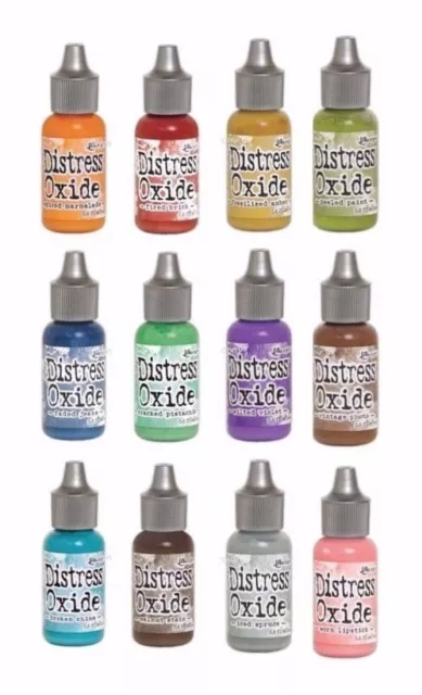NEW Ranger Tim Holtz DISTRESS OXIDE Ink Pads ALL 12 Colors IN STOCK-  RELEASE #5