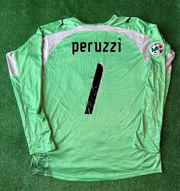 Maillot Lazio Peruzzi – Match Worn / Issued – Vintage Umbro – Fabriqué Au Chili