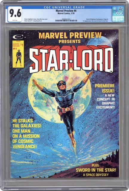 Marvel Preview #4 CGC 9.6 1976 3809922001 1st app. and origin Star-Lord