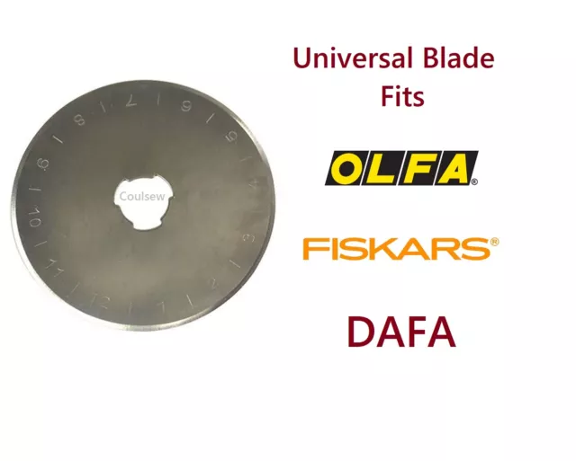 Rotary Cutter Spare Blade 45mm Professional Steel compatible with FISKARS