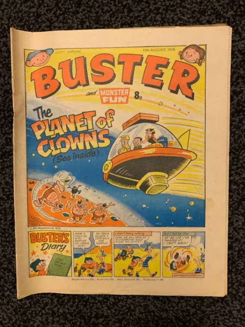 Buster Comic 19th Aug 1978