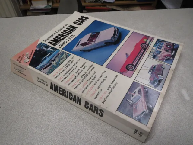 Standard Catalog Of American Cars 1946-1975 John A Gunnell *